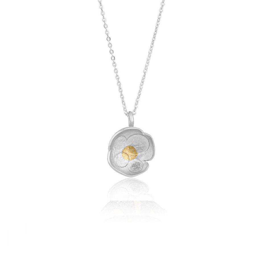 Meadow Flower Necklace - Silver & Gold